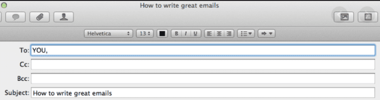 Writing a Great Email
