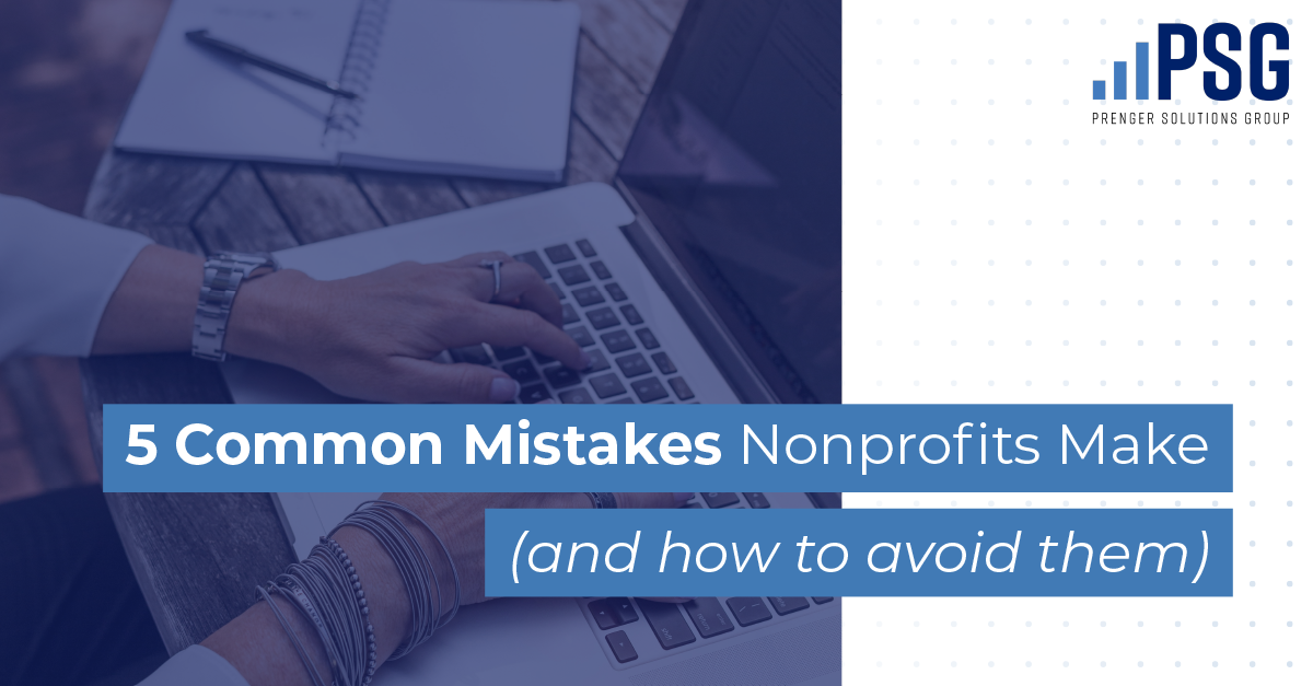 common mistakes nonprofits make