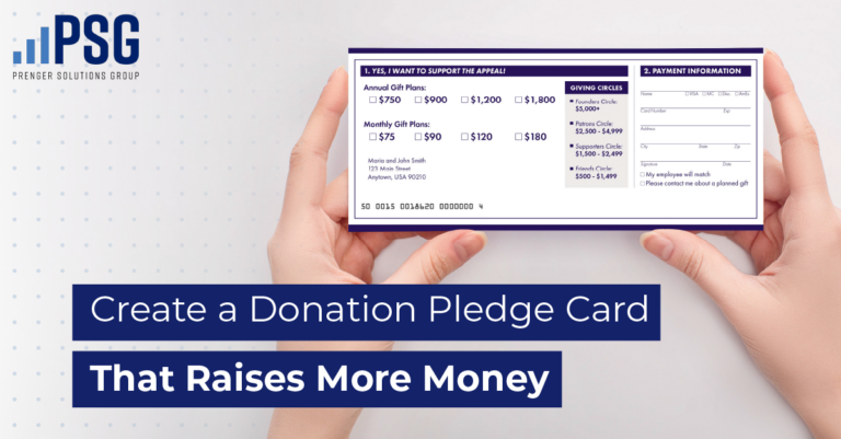 Create a Donation Pledge Card That Raises More Money