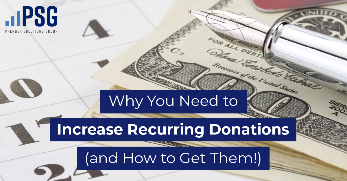 increase recurring donations