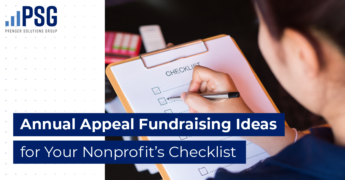 annual appeal checklist