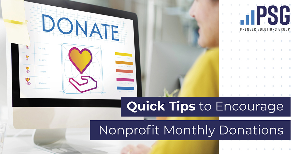 nonprofit monthly donations