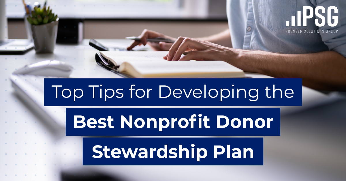 nonprofit donor stewardship plan