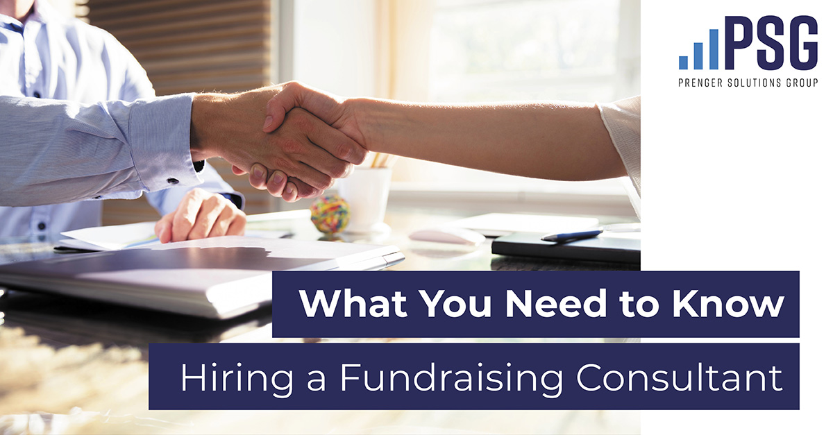 hiring a fundraising consultant