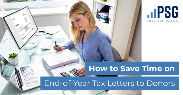 How to Save Time on End-of-Year Tax Letters to Donors