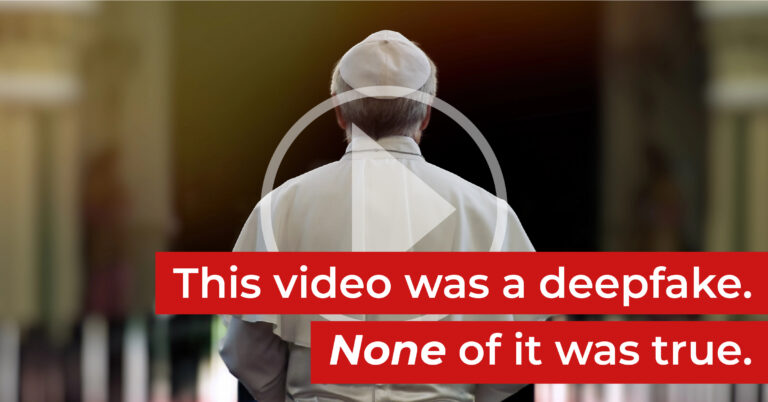 Deepfakes and the Catholic Church: An immediate communications risk