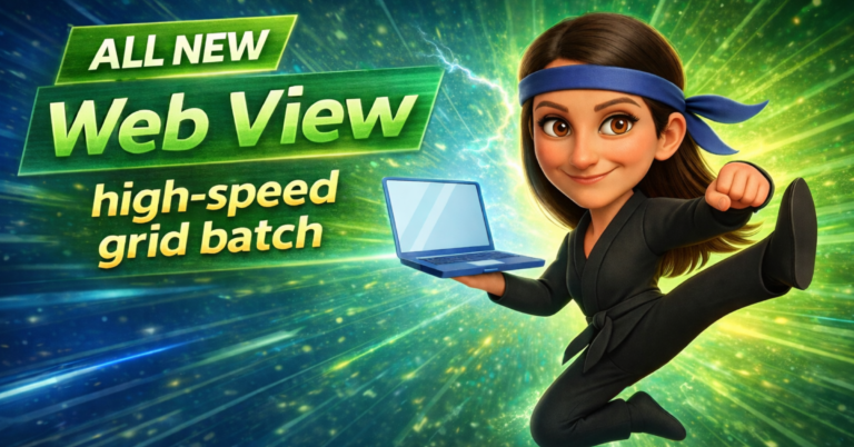 How do you use High-Speed Grid Batch in Raiser’s Edge NXT Web View?